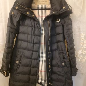 Burberry women coat black size M